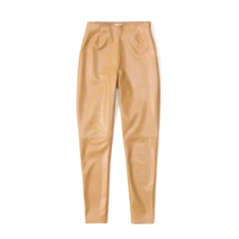A&F Vegan Leather Leggings LONG
